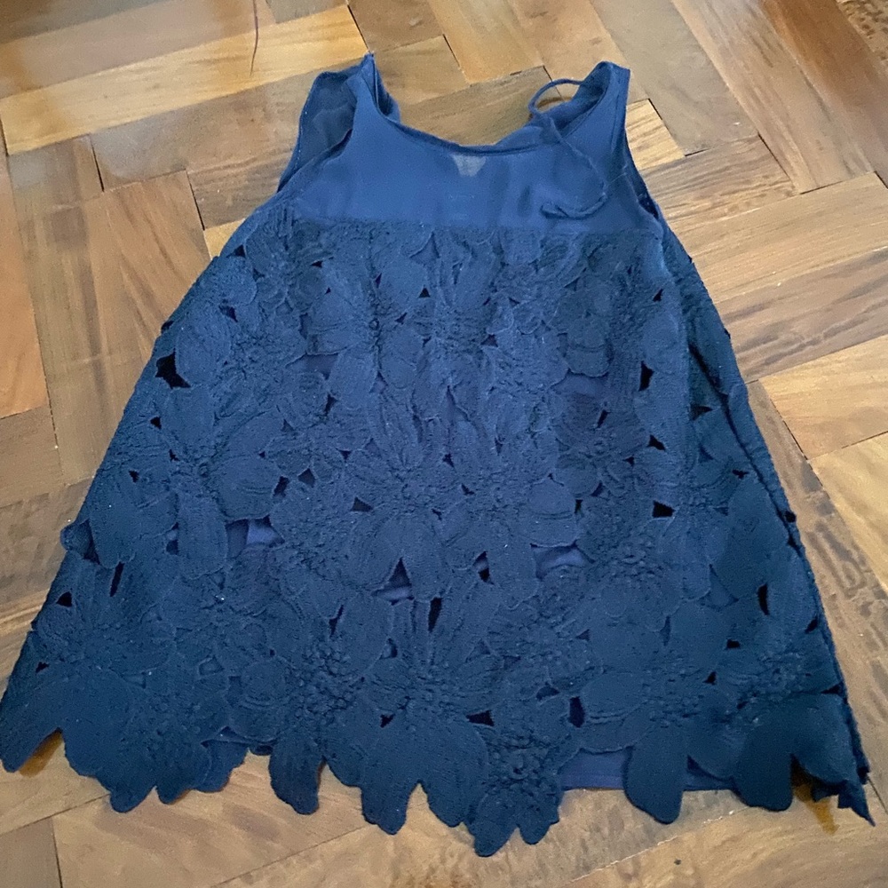 Dark blue top